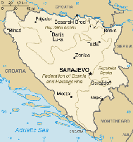 Bosnia-Herzegovina map